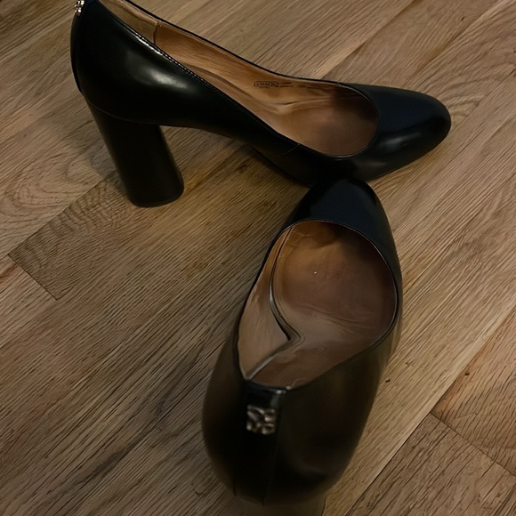 Women’s Black Coach Heels - Picture 5 of 8